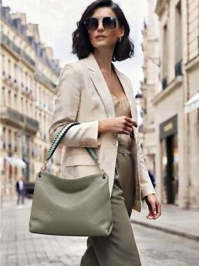 Le Borse di Giulia Genuine 
Leather Sage Green
Convertible cross body
Bag NWOT